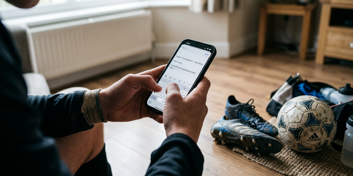 Emailing Football Clubs for Trials Tips: How to Reach Coaches This Season