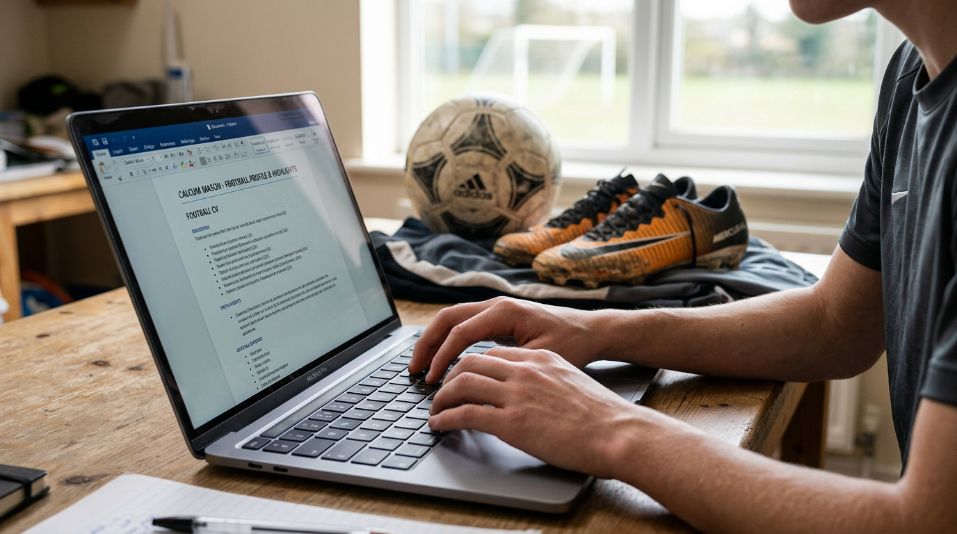 How to film your own football highlights for a professional CV: Practical tips for players and parents this season
